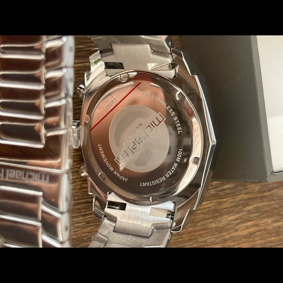 Micheal hill mens watch silver-brand new - Picture 2 of 5